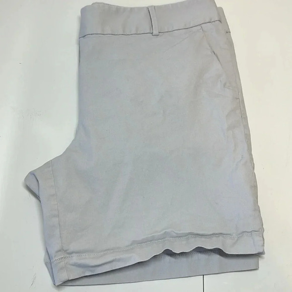 Loft Riviera Chino Shorts Gray Size 16 - Picture 2 of 7